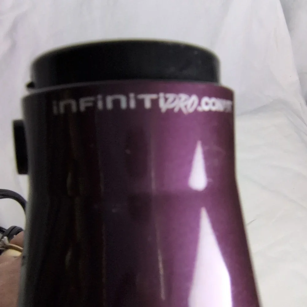 Conair Infiniti Pro Professional Hair‎ Dryer Purple 1875W -NEW  Adjustable Heat